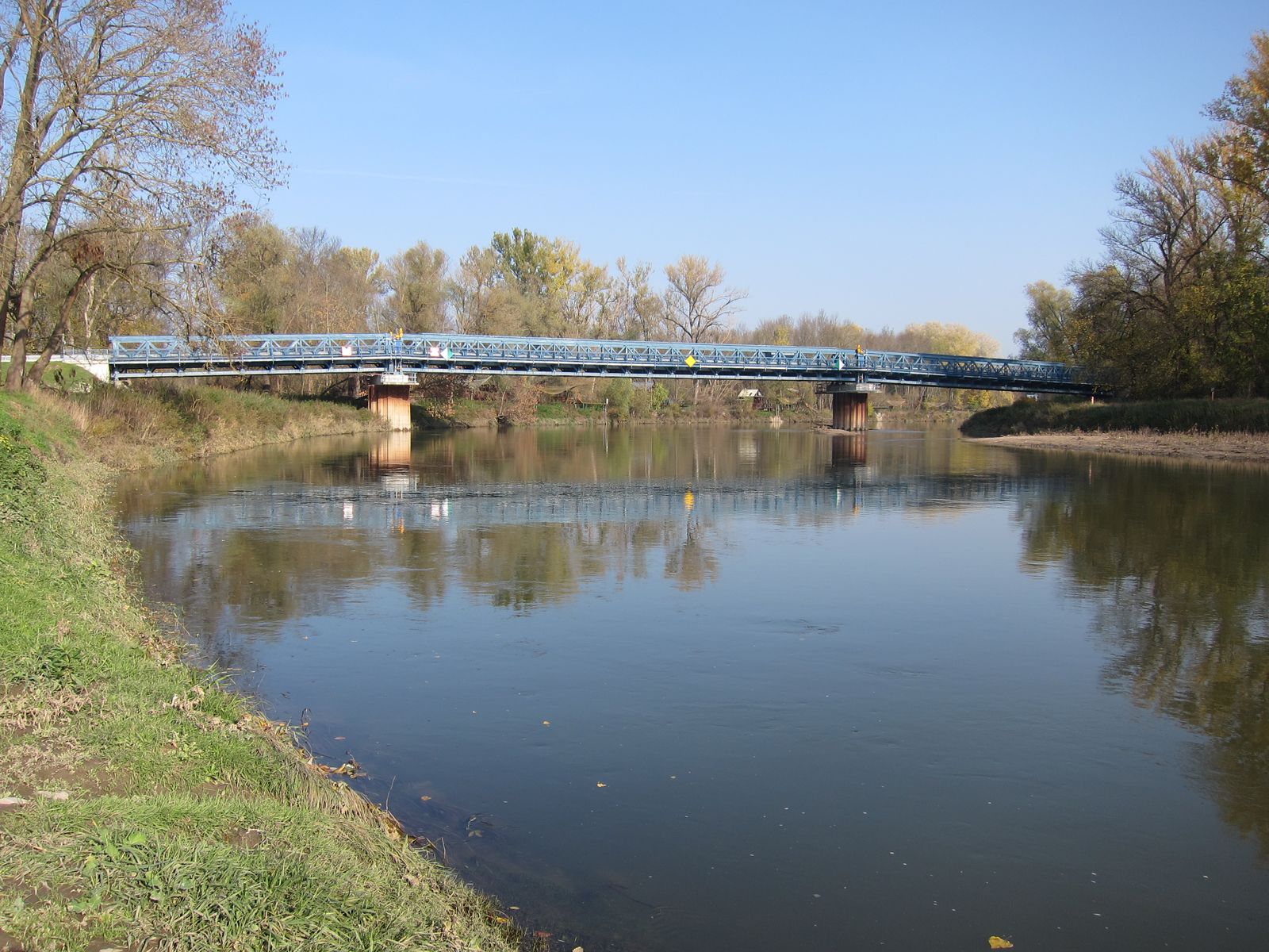 Die Marchbrücke in die Slowakei, Foto: R. Brandstetter Die Marchbrücke in die Slowakei, Foto: R. Brandstetter