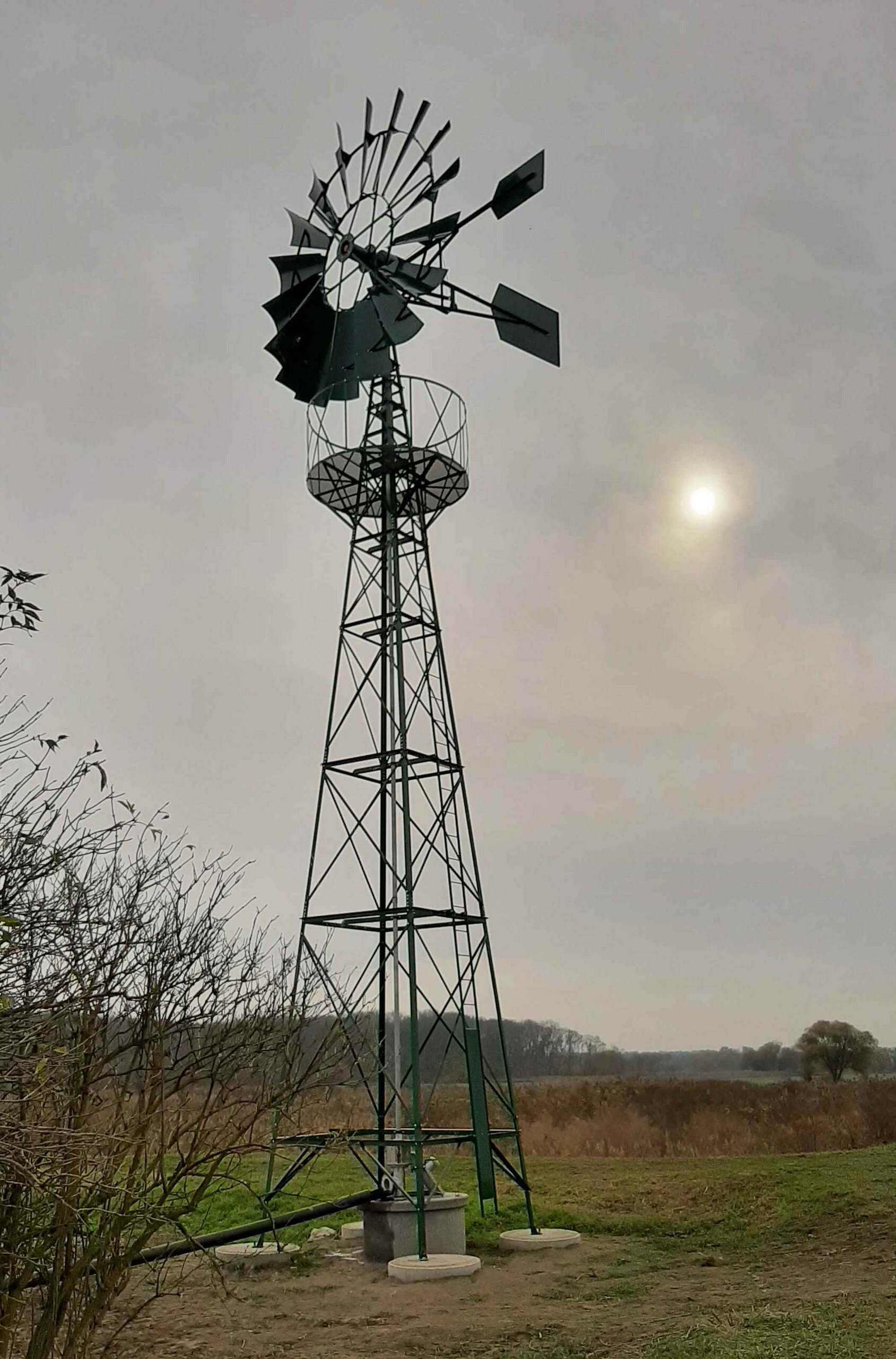 Die Windkraftpumpe, Foto: Auring